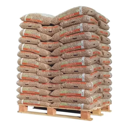 Holzpellets aus der Auvergne Moulin Bois Energie - Palette 975kg (65 Säcke)